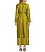 Buru Belted Wrap Collared Trench Coat - Image 2