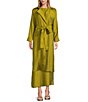 Buru Belted Wrap Collared Trench Coat - Image 3