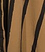 Buru Donna A-Line Striped Day Midi Dress, Color:Khaki Stripe - Image 5