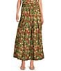 Buru Floral Print Maxi Coordinating Skirt, Color:Sage Floral - Image 1