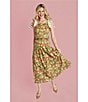 Buru Floral Print Maxi Coordinating Skirt, Color:Sage Floral - Image 6
