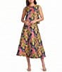 Buru Laura Jacquard Textile A Line Coordinating Midi Skirt - Image 3