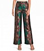 Buru Le Culotte Coordinating Printed High Rise Full Length Coordinating Wide Leg Pants - Image 1