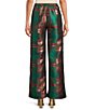 Buru Le Culotte Coordinating Printed High Rise Full Length Coordinating Wide Leg Pants - Image 2