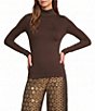 Buru Mock Neck Long Sleeve Tee - Image 1