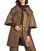 Buru Oversized Point Collar Short Sleeve Open Front Coordinating Topper Jacket - Image 1