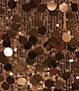 Buru Sequin Coordinating Pencil Mini Skirt, Color:Bronze Disco Sequin - Image 4