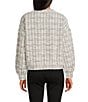 Buru Snappy Crew Neck Pullover Crewneck, Color:Ivory/Black - Image 2