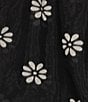 Buru Teagan Tiered Floral Coordinating Midi Skirt, Color:Black Floral - Image 4