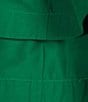 Color:Green - Image 4 - Teagan Tiered Ruffle Full Length A-Line Pocketed Skirt