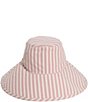 Color:Lauren's Pink Stripe - Image 1 - Lauren's Stripe Wide Brim Bucket Hat