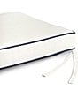 Color:Antique White - Image 4 - Solid Outdoor Living Collection Seat Cushion