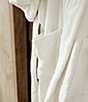 Color:Antique White - Image 4 - Cozy Solid Robe & Slipper Set