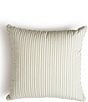 Color:Lauren's Sage Stripe - Image 1 - The Lauren's Stripe Outdoor Living Collection Euro Throw Pillow