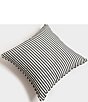 Color:Lauren's Navy Stripe - Image 1 - The Lauren's Stripe Outdoor Living Collection Euro Throw Pillow