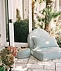Color:Lauren's Navy Stripe - Image 6 - The Lauren's Stripe Outdoor Living Collection Reclining Pillow Lounger