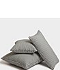 Color:Lauren's Navy Stripe - Image 2 - The Lauren's Stripe Outdoor Living Collection Rectangle Throw Pillow