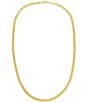 Color:Gold - Image 1 - Herringbone Chain Necklace