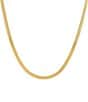 Color:Gold - Image 1 - Herringbone Choker Necklace