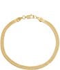 Color:Gold - Image 1 - Herringbone Line Bracelet