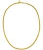 Color:Gold - Image 1 - Solid Choker Necklace
