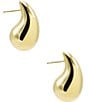 Color:Gold - Image 1 - Teardrop Statement Stud Earrings