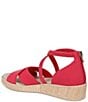 Color:Pink - Image 4 - Bali Sand Washable Wedge Sandals