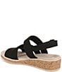 Color:Black - Image 4 - Bravo Washable Slingback Strappy Sandals