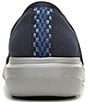 Color:Navy Open Knit - Image 3 - Charlie Open Knit Washable Slip-On Shoes