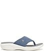 Color:Blue - Image 2 - Cruise Bright Washable Sparkly Thong Sandals