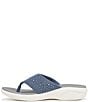 Color:Blue - Image 5 - Cruise Bright Washable Sparkly Thong Sandals