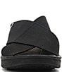 Color:Black - Image 5 - Desire Washable Stretch Wedge Sandals