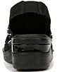 Color:Black - Image 3 - Destiny Bright Stretch Slingback Washable Sparkly Wedge Sandals