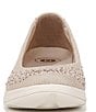 Color:Champagne - Image 6 - Golden Bright Washable Rhinestone Detail Slip-Ons