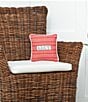 Color:Multi - Image 2 - Ahoy Stripe Printed and Applique Throw Pillow