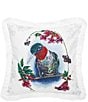 C&F Home Botanical Hummingbird Spring Printed and Embellished Throw Pillow, Color:Multi - Image 1