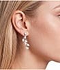 C by Cezanne CZ Vine Cherry Drop Earrings - Image 2