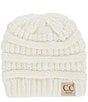 Color:IVORY - Image 1 - C.C. Baby Beanies Solid Knit Beanie