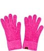 C.C. BEANIES Plush Terry Chenille Traditional Five Finger Gloves - Image 1