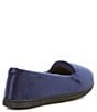 Color:Peacoat - Image 2 - Microfiber Velour Moccasin Slippers