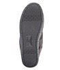 Color:Black - Image 6 - Microfiber Velour Moccasin Slippers