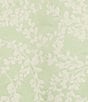 Color:Green Floral - Image 5 - Satin Floral Print Short Sleeve Notch Collar & Pant Pajama Set