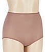 Color:Deep Taupe - Image 1 - Cotillion by Cabernet Seamed To Fit Stretch Full Brief Panty
