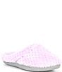 Color:Dusty Lilac - Image 1 - Terry Fold Over Slippers