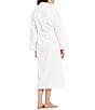 Color:White - Image 2 - Spa Essentials by Sleep Sense Long Cozy Terry Wrap Robe