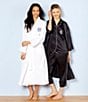 Color:White - Image 4 - Spa Essentials by Sleep Sense Long Cozy Terry Wrap Robe
