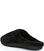 Color:Black - Image 3 - Textured Terry Clog Slippers