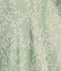 Color:Green Floral - Image 3 - Woven Satin Floral Print Sleeveless V-Neck Chemise