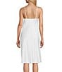 Cabernet Woven Solid Satin Sleeveless V-Neck Pocketed Chemise - Image 5