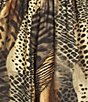 Calessa Animal Print Coordinating Harem Ankle Pants - Image 3